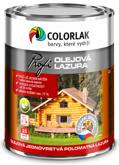 colorlak vzorník Olejová lazura profi