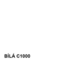 colorlak vzorník bílá C1000