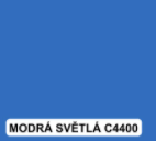 colorlak vzorník modrá světlá C4400