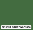 colorlak vzorník zelená střední C5300