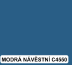 colorlak vzorník modrá návěstní C4550