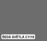 colorlak vzorník šedá světlá c1110