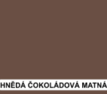 colorlak vzorník hnědá čokoládová matná