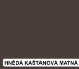 colorlak vzorník hnědá kaštanová matná