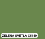 colorlak vzorník zelená světlá C5149