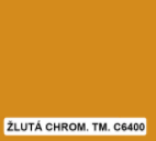 colorlak vzorník žlutá chromová tmavá C6400