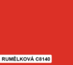 colorlak vzorník rumělková C8140