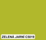 colorlak vzorník zelená jarní C5019