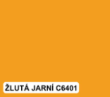 colorlak vzorník žlutá jarní C6401
