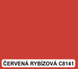 colorlak vzorník červená rybízová C8141