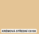 colorlak vzorník krémová střední C6100