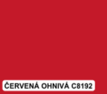 colorlak vzorník červená ohnivá C8192